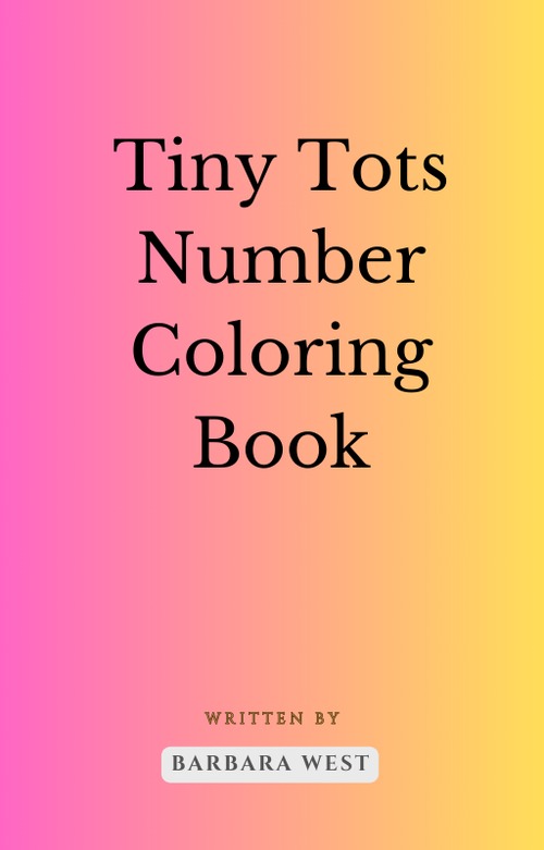 Product picture Tiny Tots Number Coloring Book